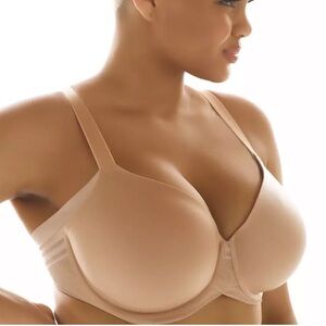 Paramour Marvelous Side Smoothing T-Shirt Bra Size 42DD